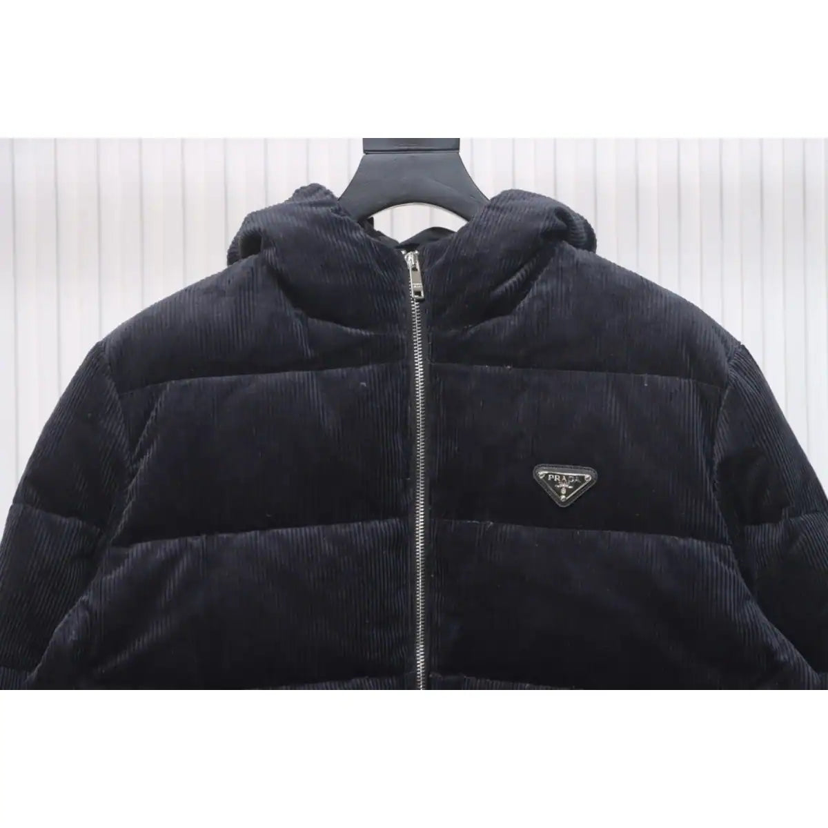 Prada 23FW Corduroy Down Jacket Black – PC008