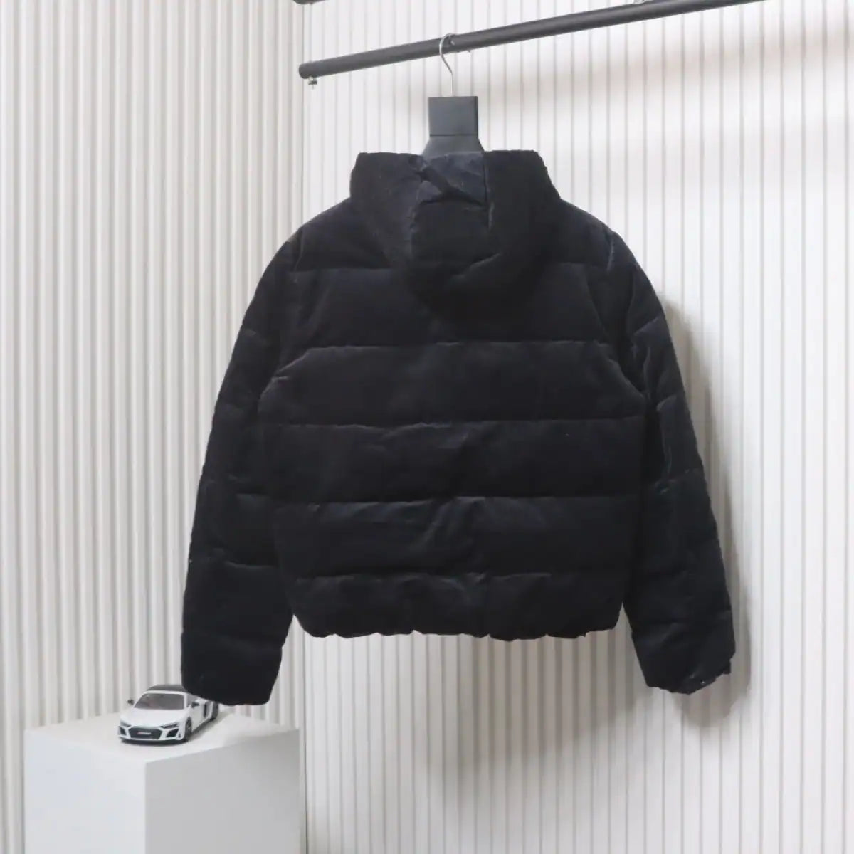 Prada 23FW Corduroy Down Jacket Black – PC008