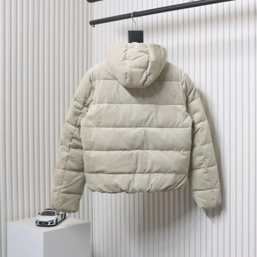 Prada 23FW Corduroy Down Jacket White – PC013