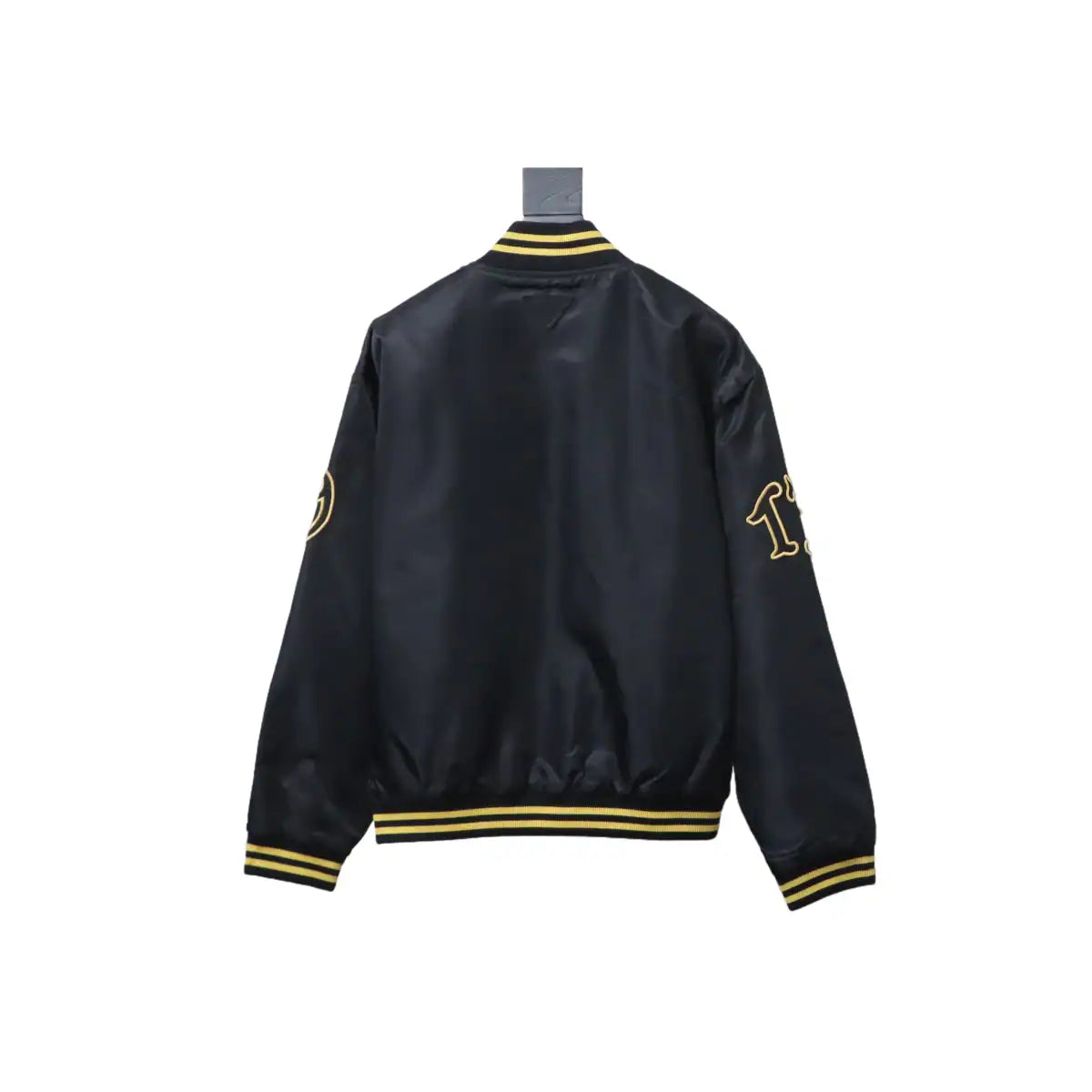 Prada Grained Canvas Padded Baseball Jacket Black – PC007