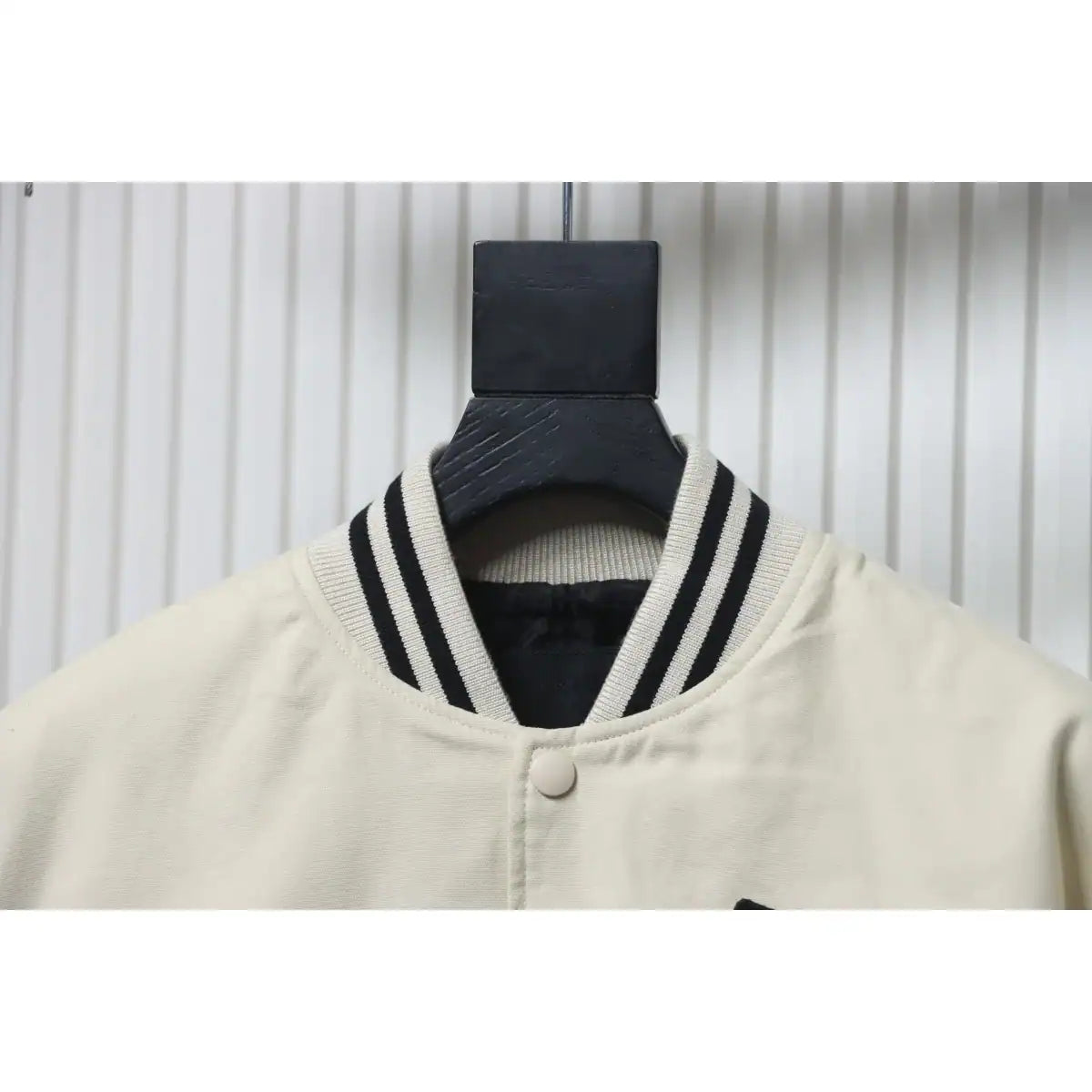 Prada Grained Canvas Padded Baseball Jacket White – PC006