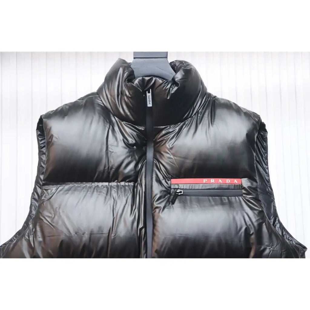 Prada Light Nylon Down Vest Black – PC010