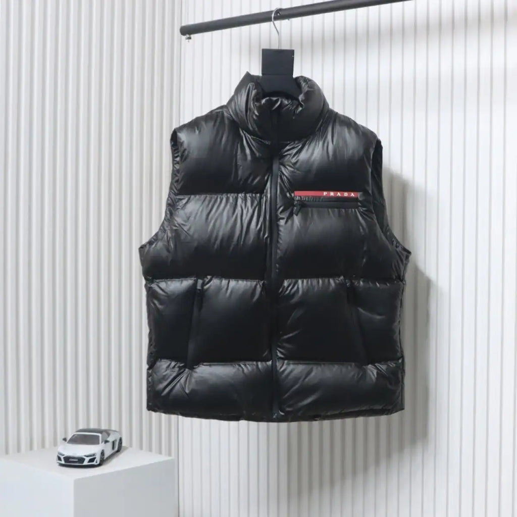 Prada Light Nylon Down Vest Black – PC010