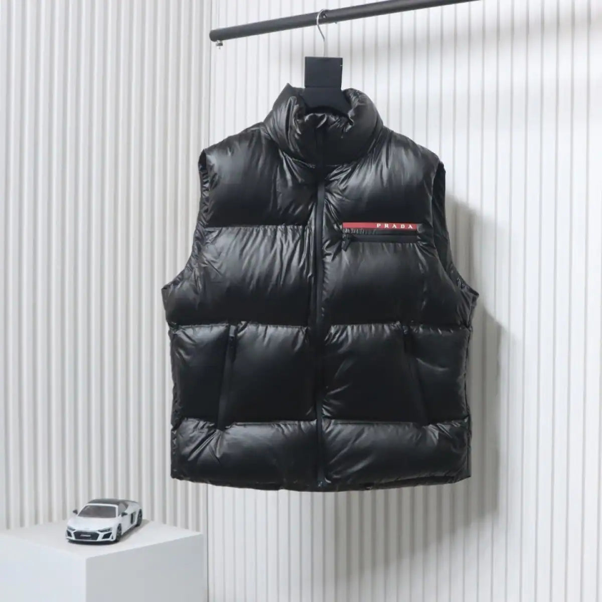 Prada Light Nylon Down Vest Black – PC010