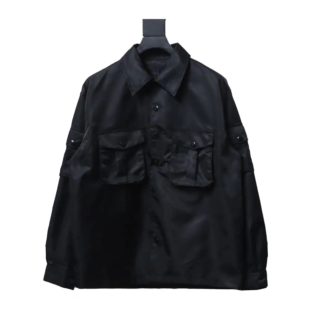 Prada Multi-Pocket Shirt Functional Jacket Black – PC005