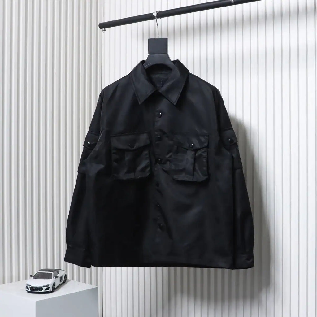 Prada Multi-Pocket Shirt Functional Jacket Black – PC005