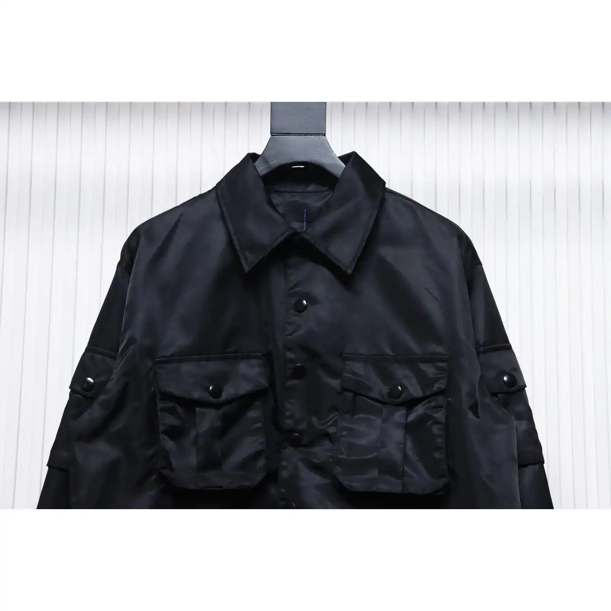 Prada Multi-Pocket Shirt Functional Jacket Black – PC005