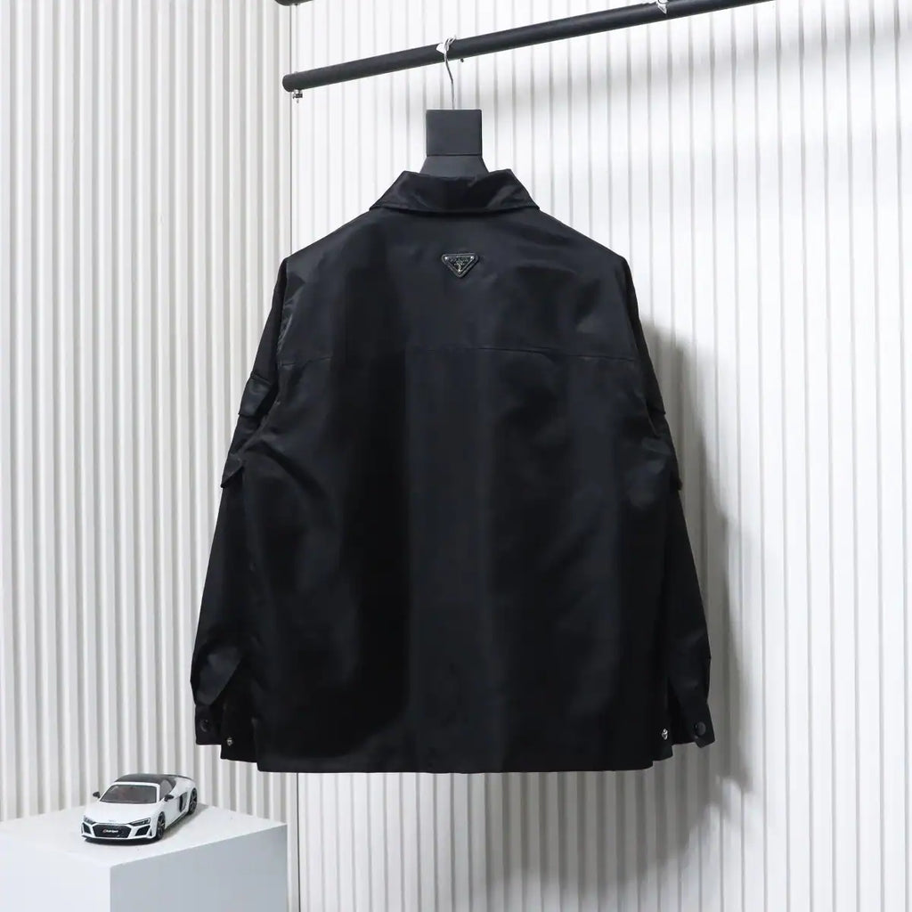 Prada Multi-Pocket Shirt Functional Jacket Black – PC005