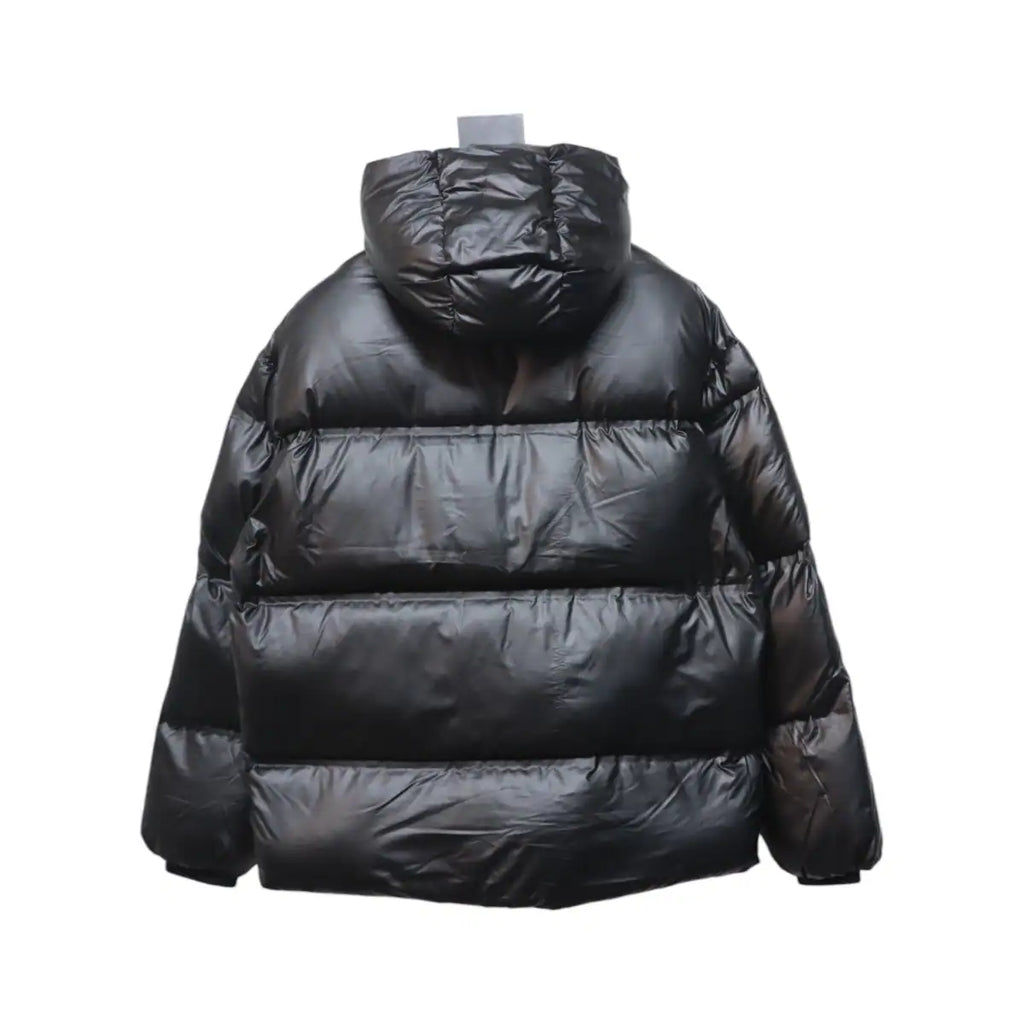 Prada Red Stripe Logo Down Jacket Black – PC011