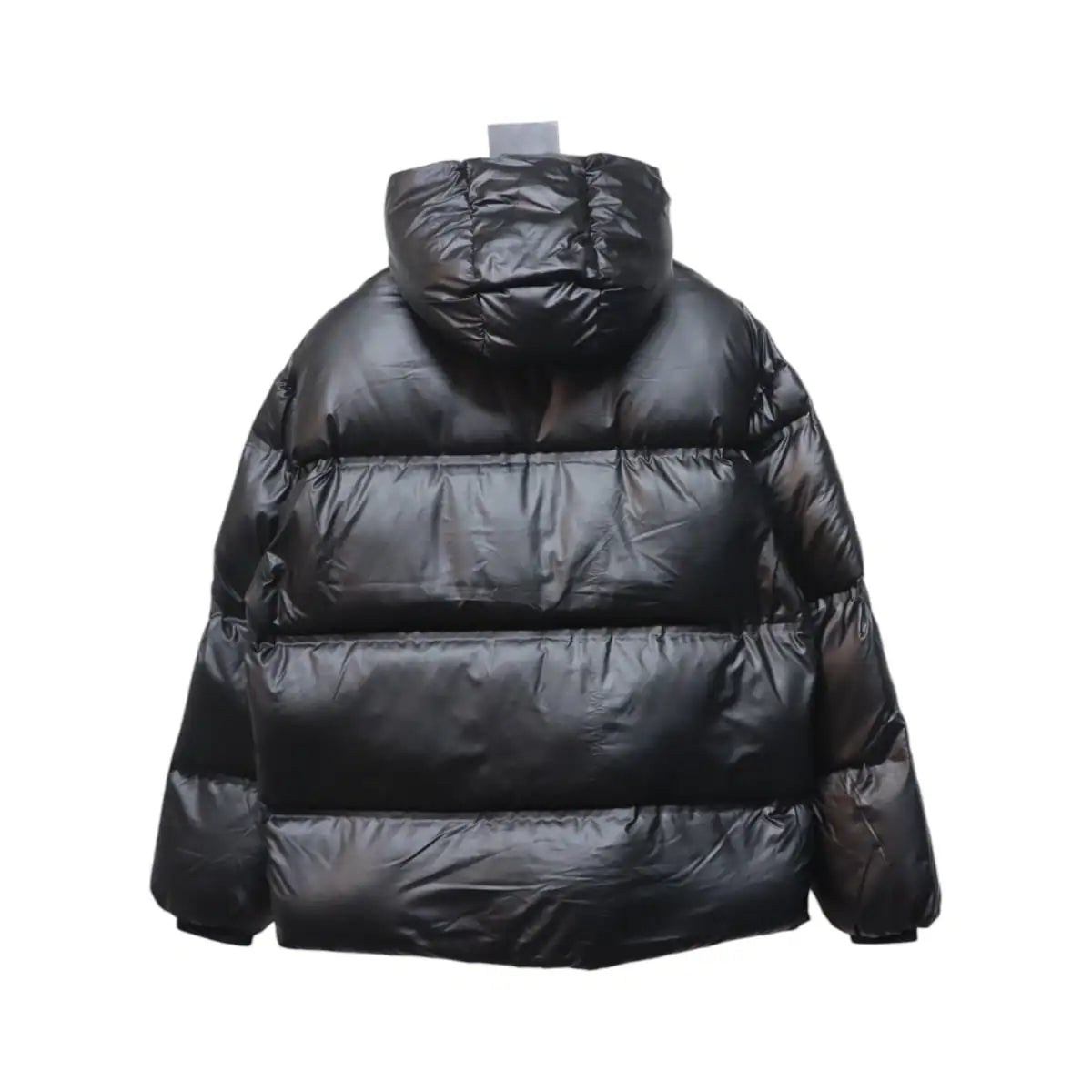 Prada Red Stripe Logo Down Jacket Black – PC011