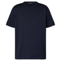 SHORT SLEEVED COTTON CREWNECK IN DEEP BLACK – LVTS108