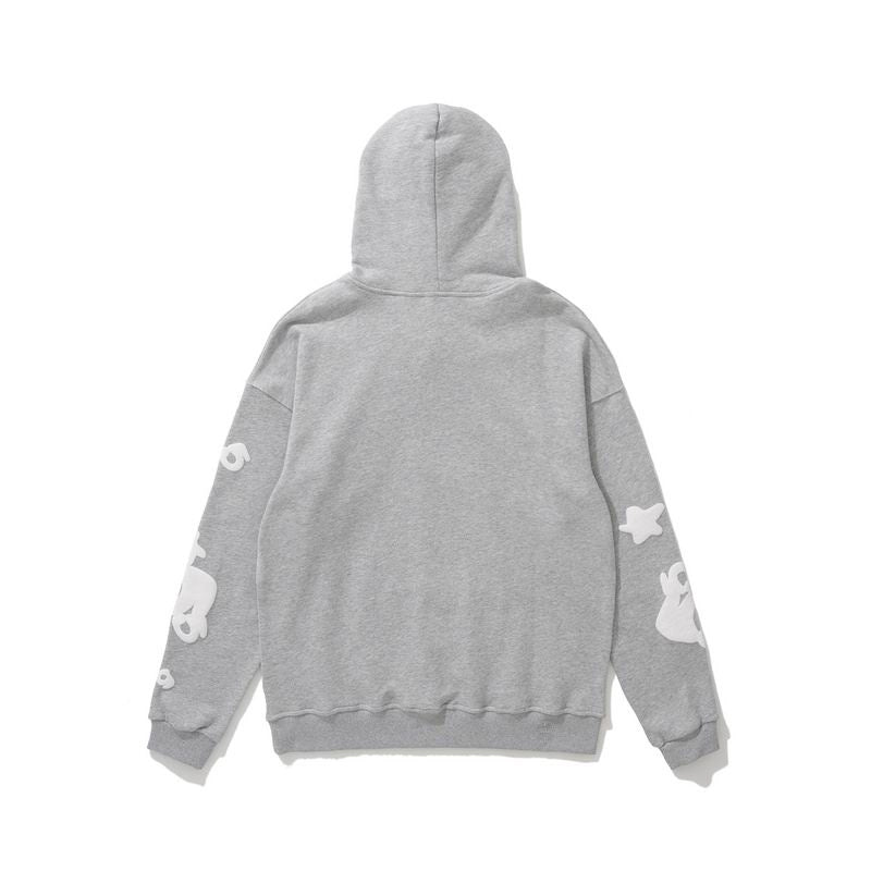 Sp5der Beluga Hoodie Heather Grey – SDH018