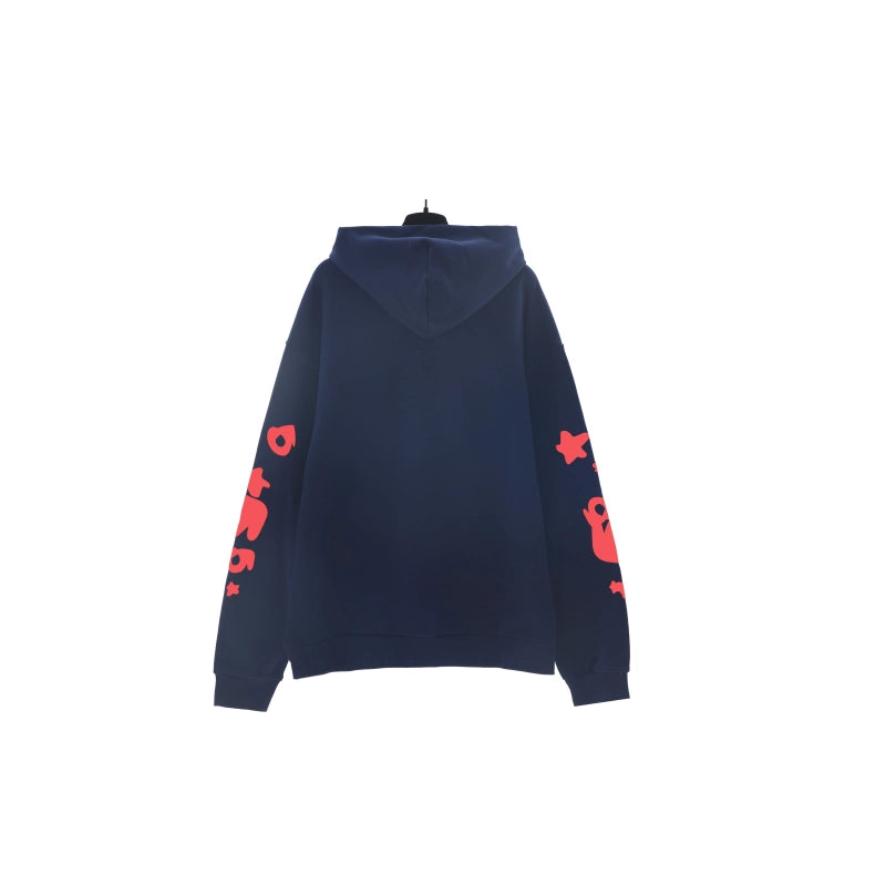 Sp5der Beluga Hoodie Navy – SDH059