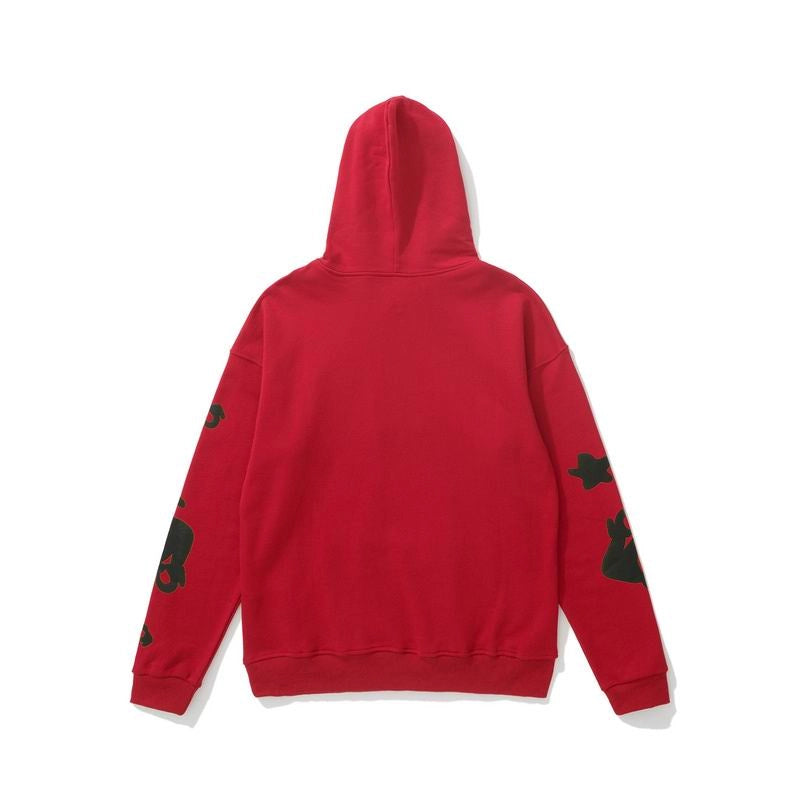 Sp5der Beluga Hoodie Red Black – SDH052