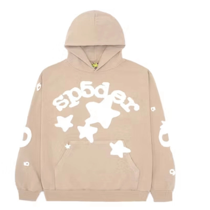 Sp5der Beluga Hoodie Sand – SDH017