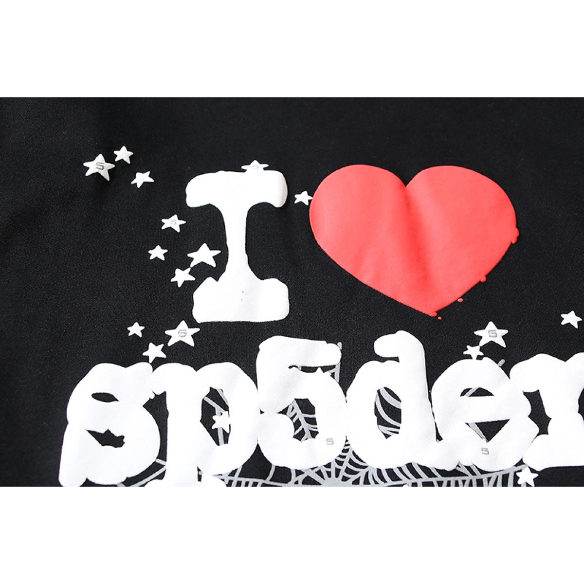 Sp5der I Heart SP5 Souvenir Hoodie Black – SDH031