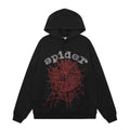 Sp5der OG Rhinestone Logo Hoodie Black – SDH009
