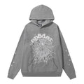 Sp5der OG Web Hoodie Heather Grey – SDH055