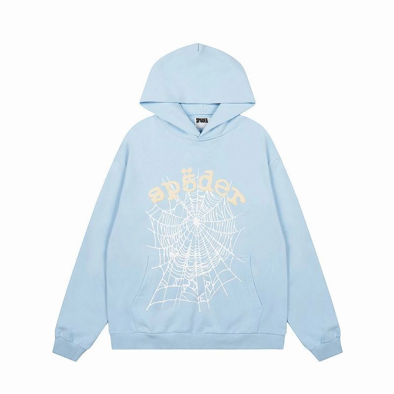 Sp5der OG Web V2 Hoodie Dusty Blue – SDH054