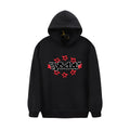 Sp5der Print Floral Hoodie Black – SDH051