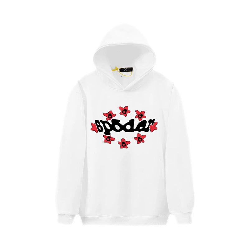 Sp5der Print Floral Hoodie White – SDH050
