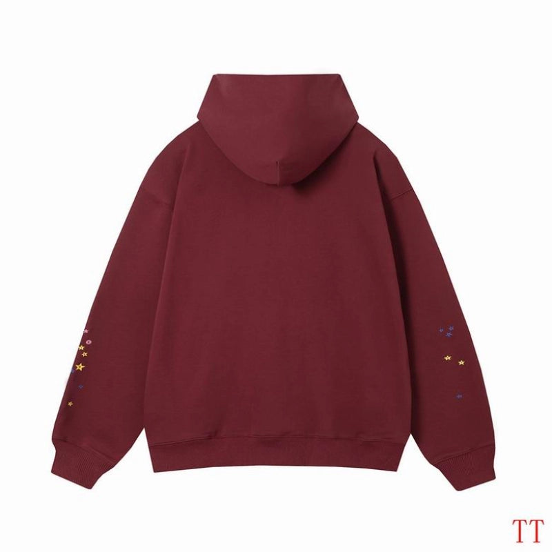 Sp5der Punk Hoodie Reddish Brown – SDH025
