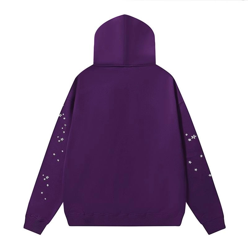 Sp5der Star OG Web V2 Hoodie Purple – SDH045