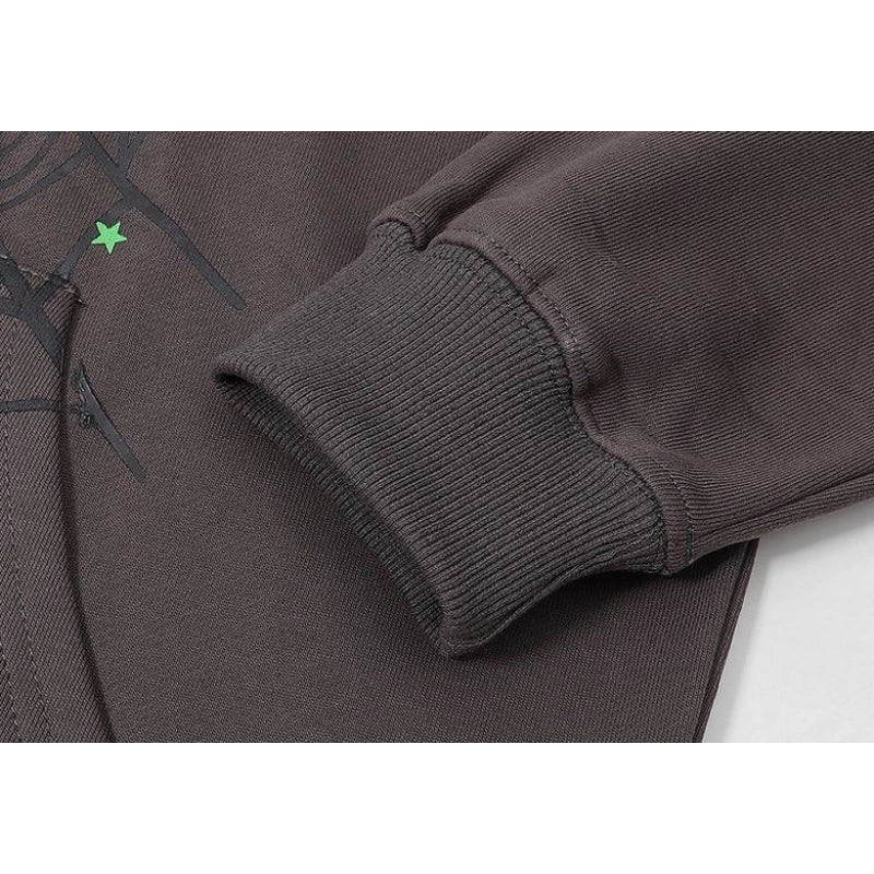 Sp5der Wait Web Hoodie Slate Grey – SDH008