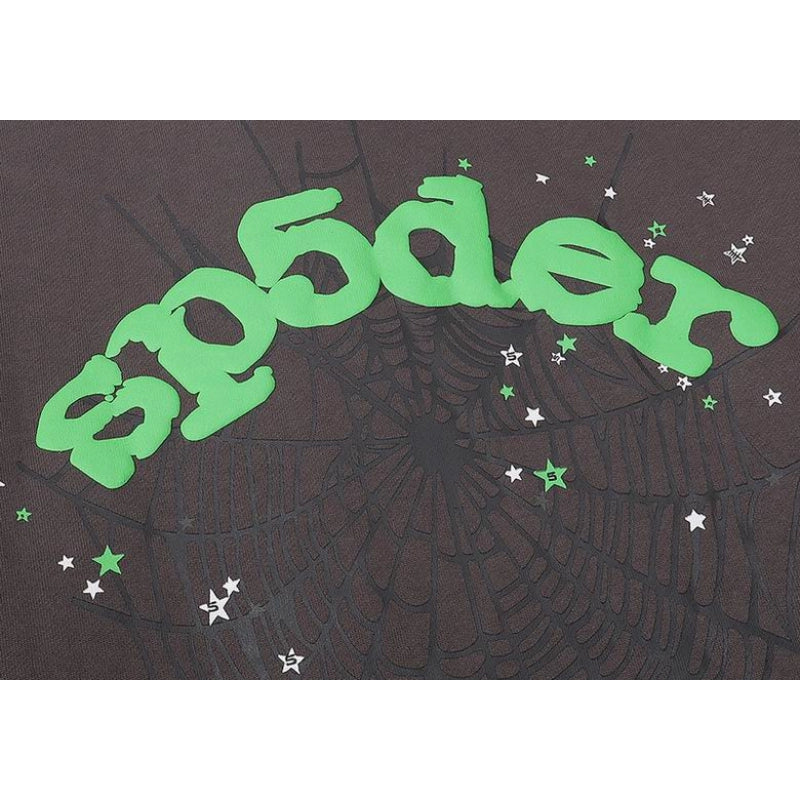 Sp5der Wait Web Hoodie Slate Grey – SDH008