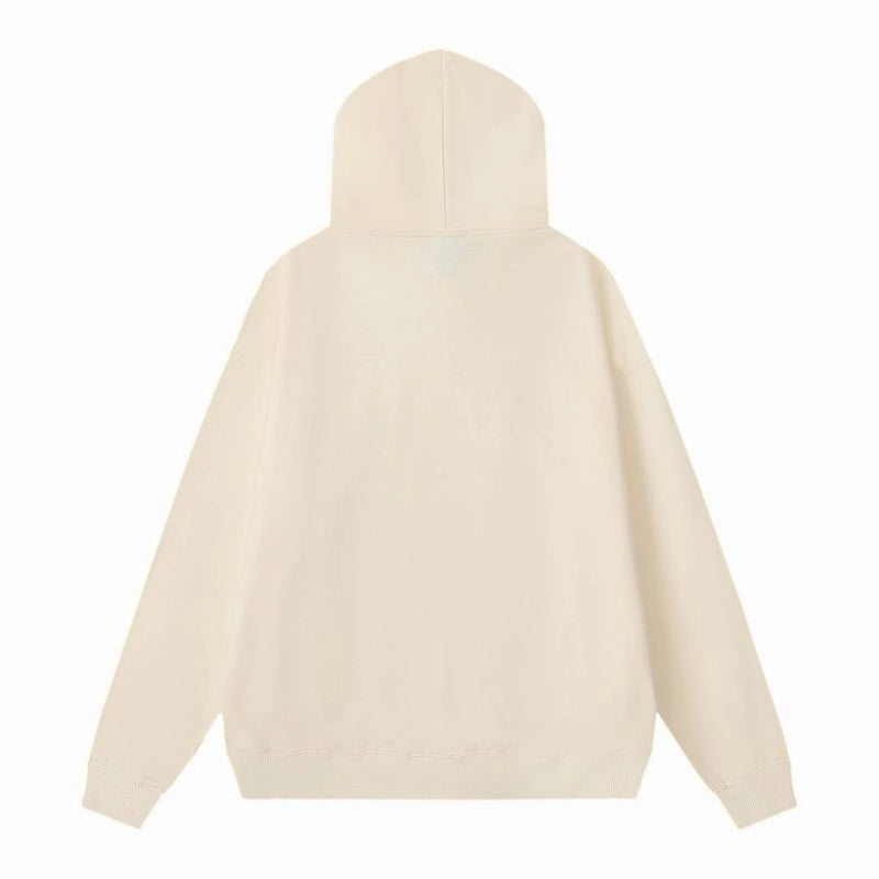 Sp5der White Letters Red Cobweb Beige Hoodie – SDH024