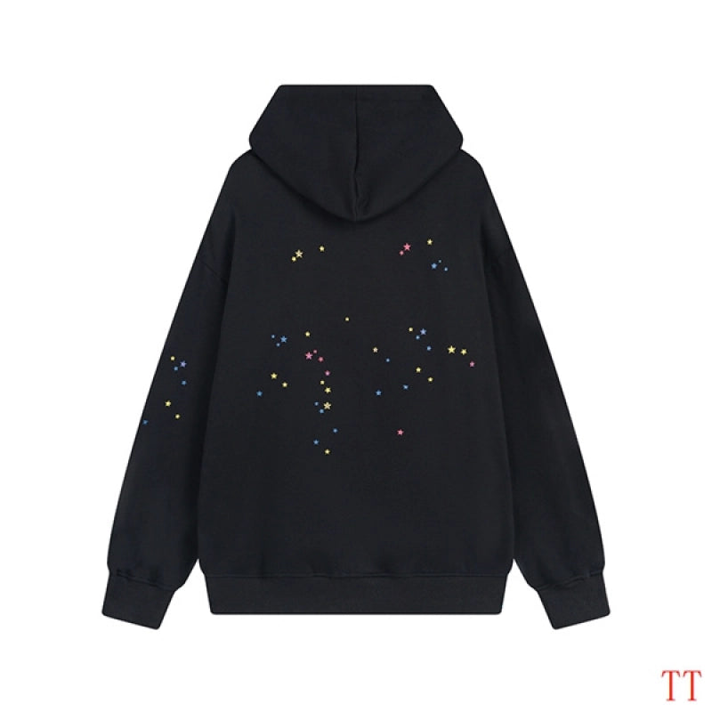 Sp5der Young Thug Web Hoodie Black and Purple – SDH049