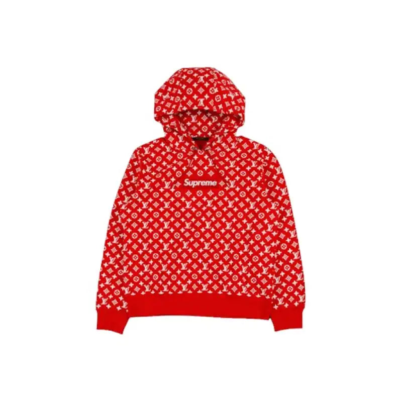 Supreme x Louis Vuitton Box Logo Hoodie Red – LH113