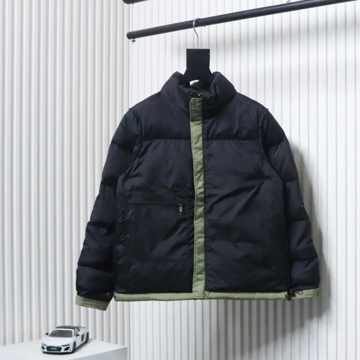 The North Face 96 Basic Down Jacket Black and Green – TNC021