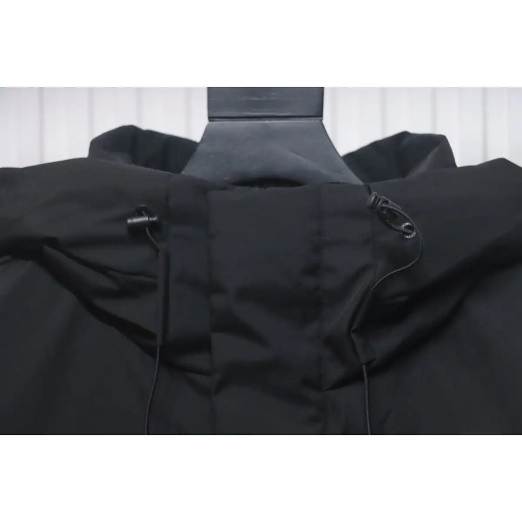 The North Face POLAR Waterproof and Windproof Workwear Multi-pocket Drawstring Hooded Down Jacket Black – TNC028