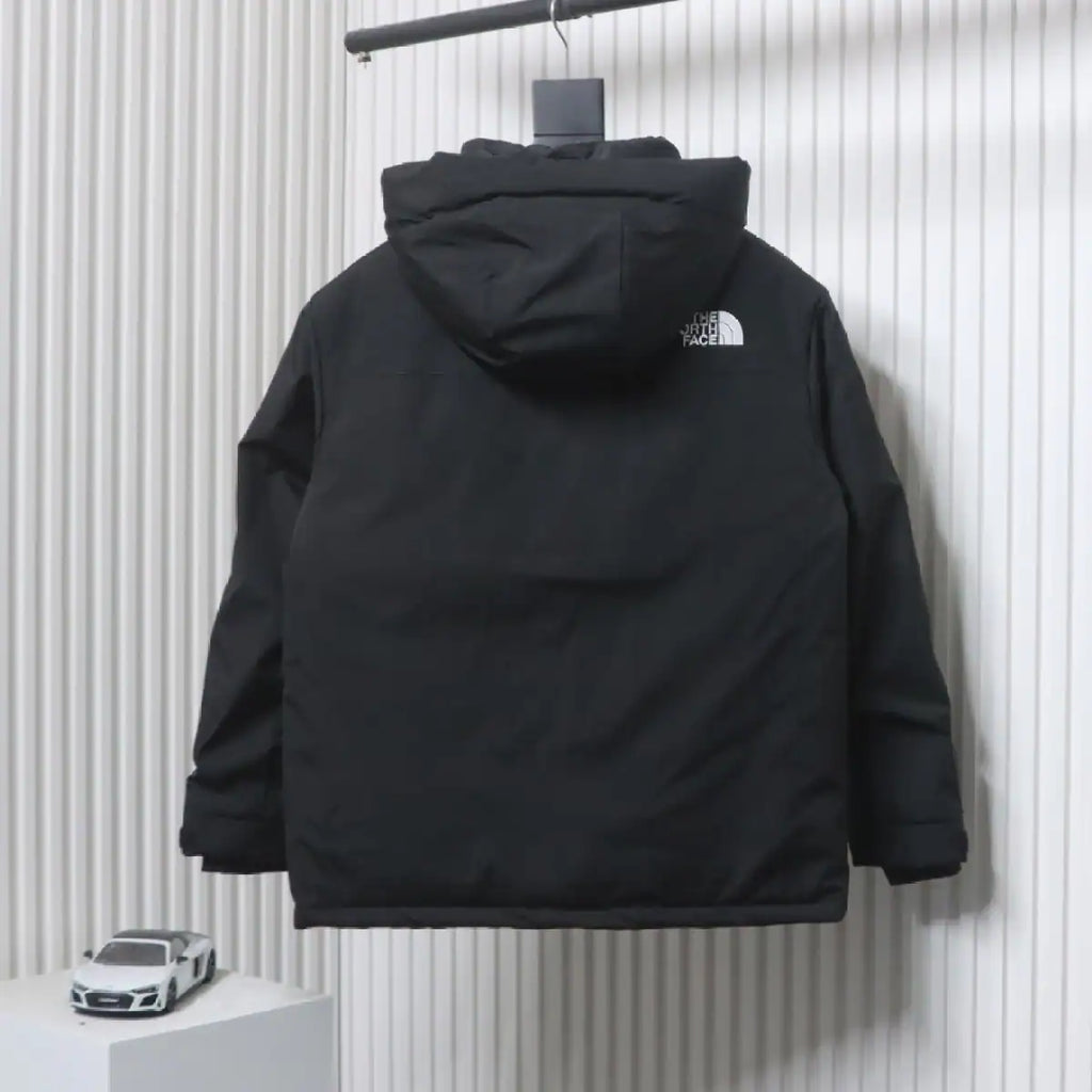 The North Face POLAR Waterproof and Windproof Workwear Multi-pocket Drawstring Hooded Down Jacket Black – TNC028