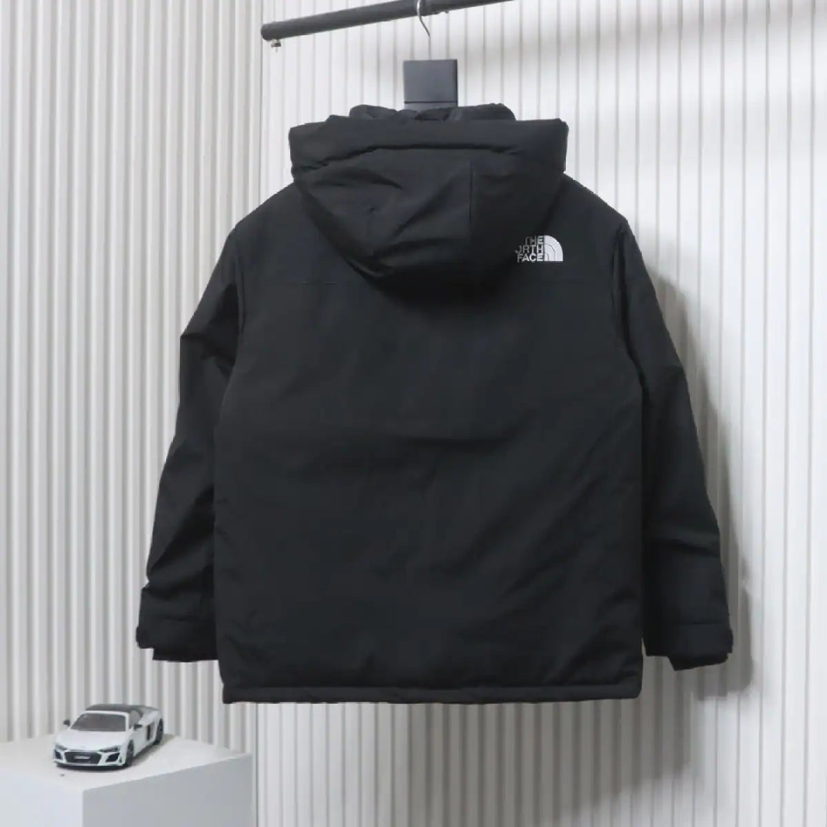 The North Face POLAR Waterproof and Windproof Workwear Multi-pocket Drawstring Hooded Down Jacket Black – TNC028