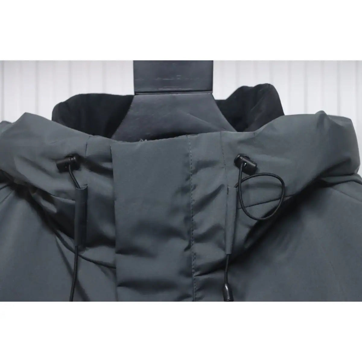 The North Face POLAR Waterproof and Windproof Workwear Multi-pocket Drawstring Hooded Down Jacket Dark Grey – TNC029