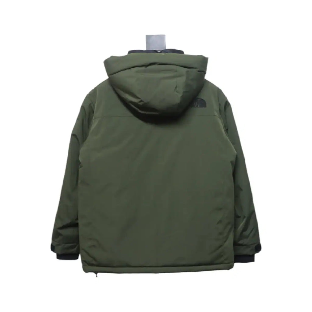 The North Face POLAR Waterproof and Windproof Workwear Multi-pocket Drawstring Hooded Down Jacket Green – TNC027