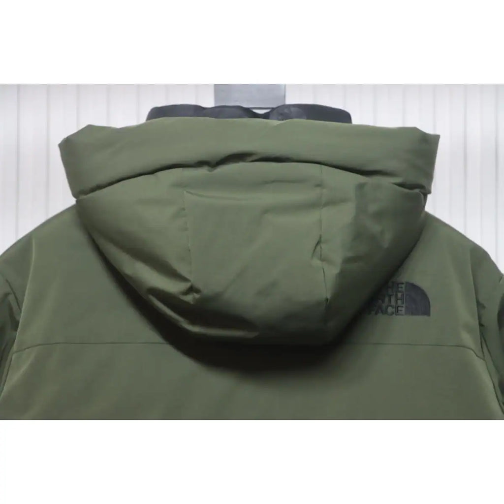 The North Face POLAR Waterproof and Windproof Workwear Multi-pocket Drawstring Hooded Down Jacket Green – TNC027
