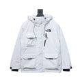 The North Face POLAR Waterproof and Windproof Workwear Multi-pocket Drawstring Hooded Down Jacket White – TNC019