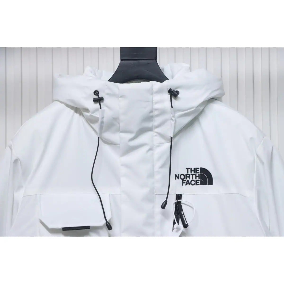The North Face POLAR Waterproof and Windproof Workwear Multi-pocket Drawstring Hooded Down Jacket White – TNC019