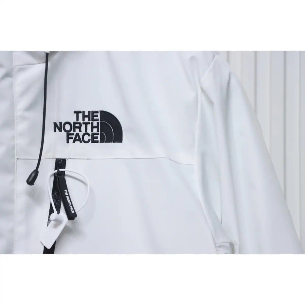 The North Face POLAR Waterproof and Windproof Workwear Multi-pocket Drawstring Hooded Down Jacket White – TNC019
