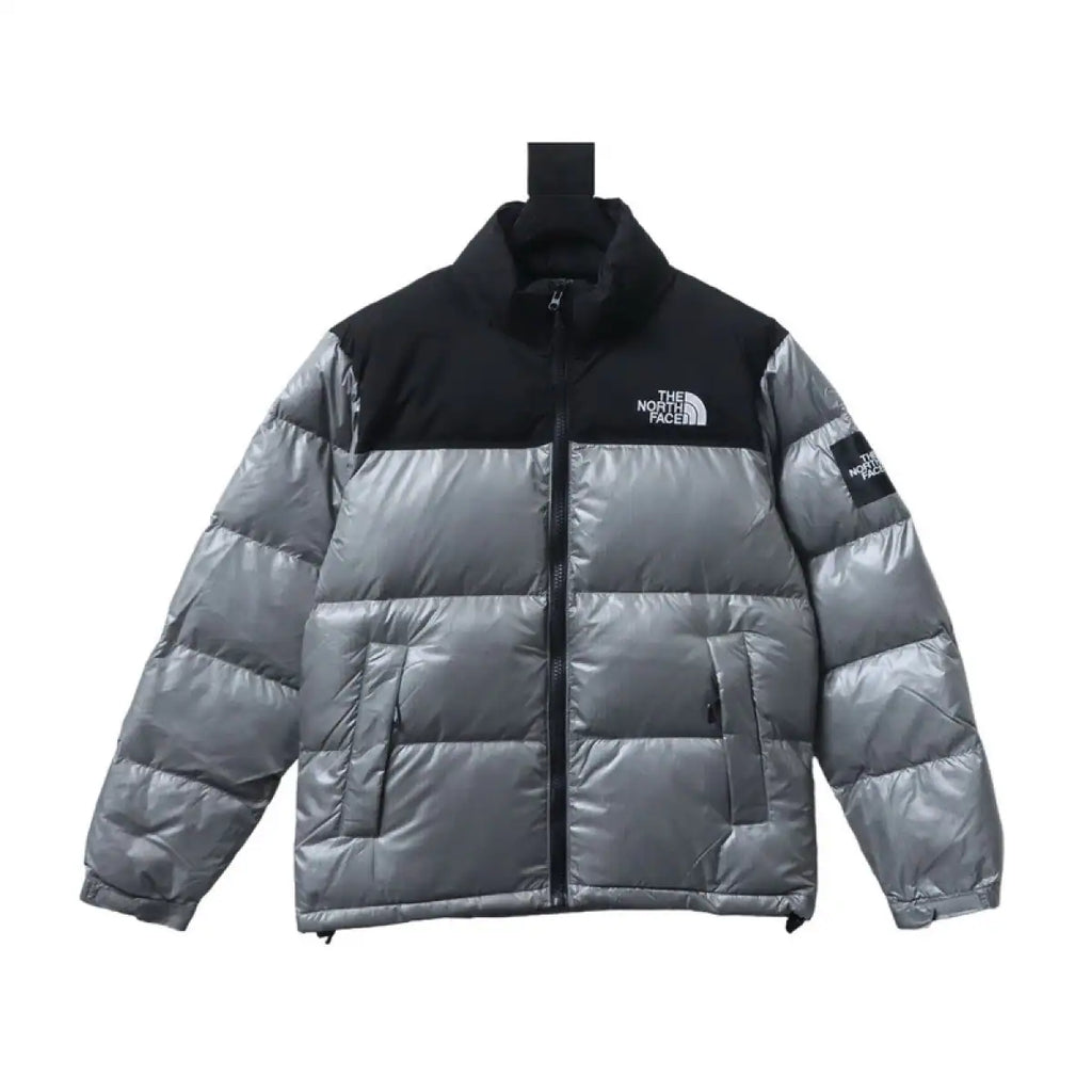 The North Face Plaid Down Jacket Black Gray – TNC015