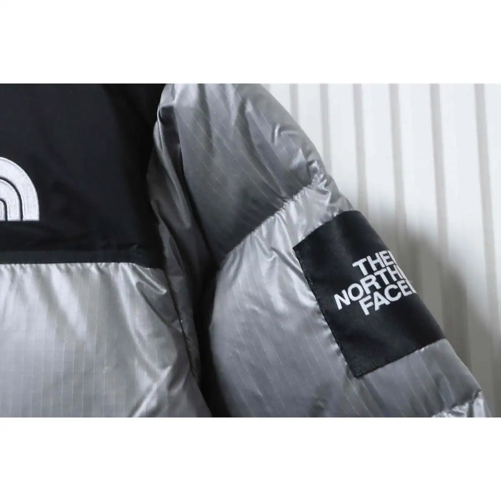 The North Face Plaid Down Jacket Black Gray – TNC015
