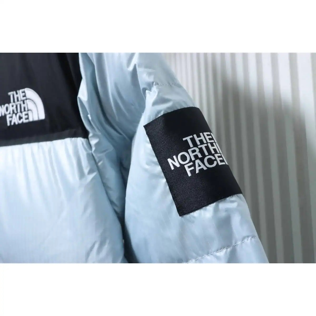 The North Face Plaid Down Jacket Blue Black – TNC016