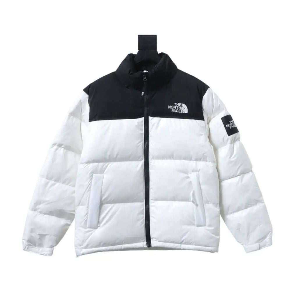 The North Face Plaid Down Jacket White Black – TNC010