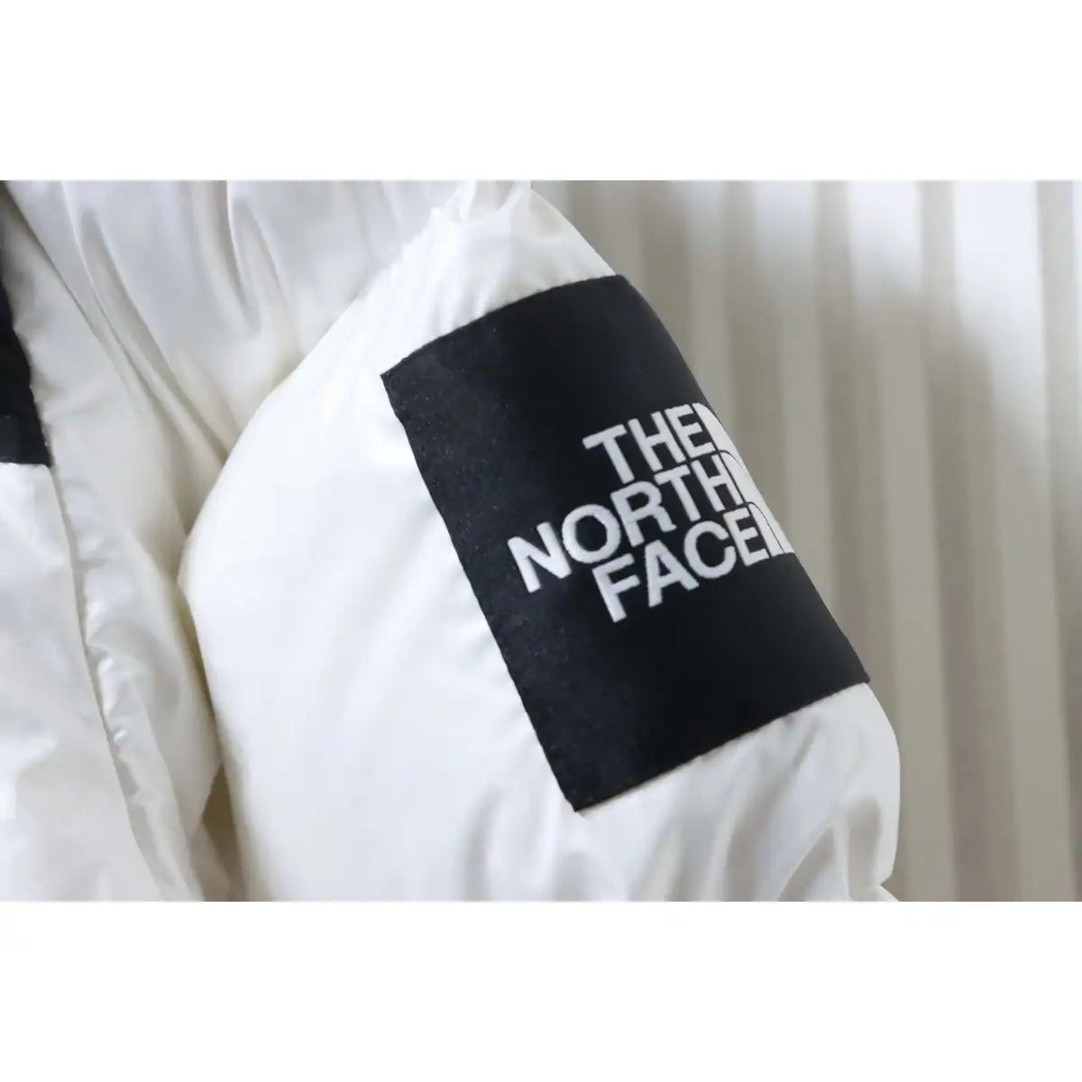 The North Face Plaid Down Jacket White Black – TNC010