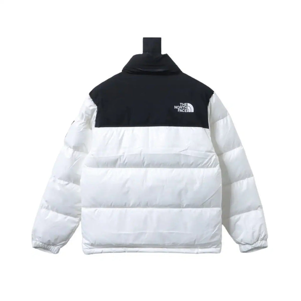 The North Face Plaid Down Jacket White Black – TNC010