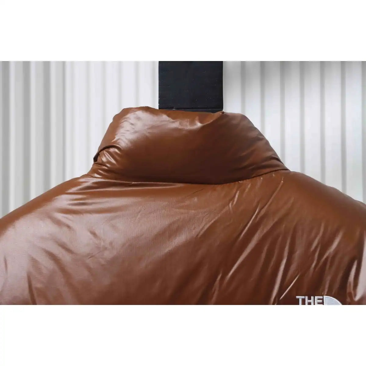 The North Face Stand-up Collar Short Down Jacket Brown – TNC012