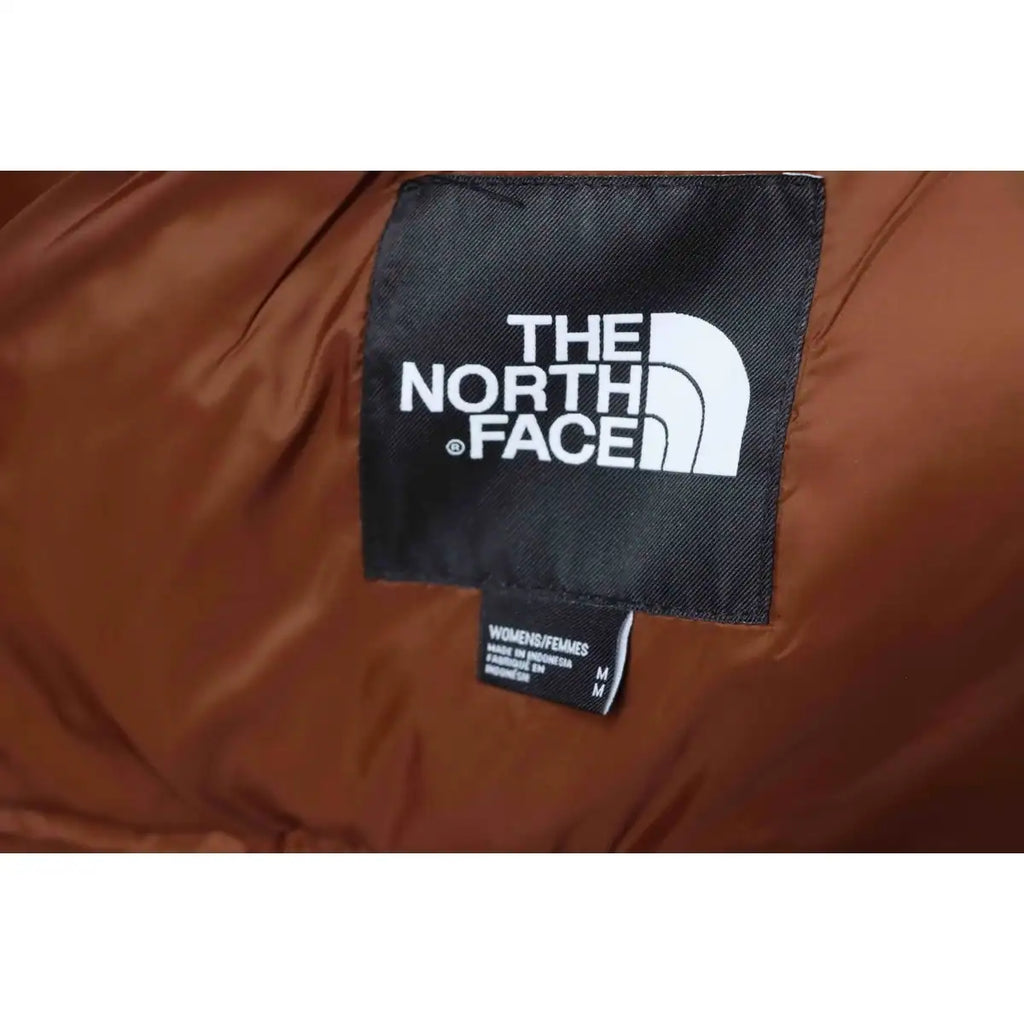 The North Face Stand-up Collar Short Down Jacket Brown – TNC012
